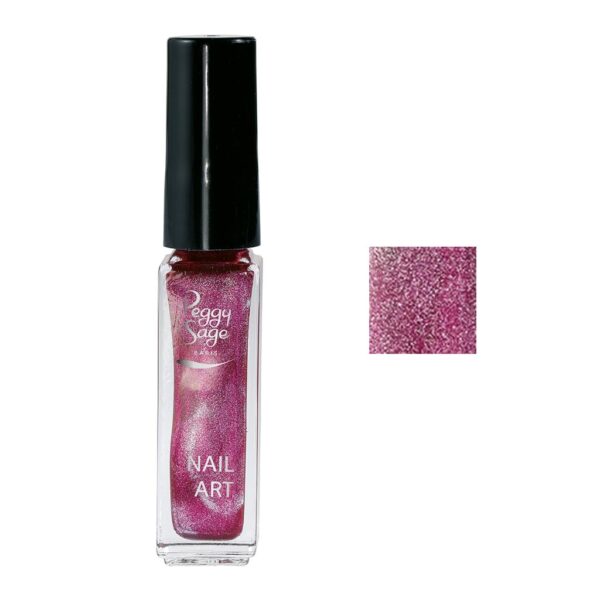 Nail lacquer nail art fuchsia métallisé 7ml