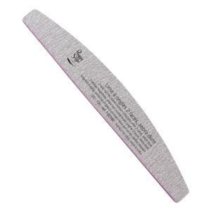 Peggy Sage 2-way half-moon nail file, zebra coarse 100 100