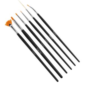 Peggy Sage Set 6 nail art brushes