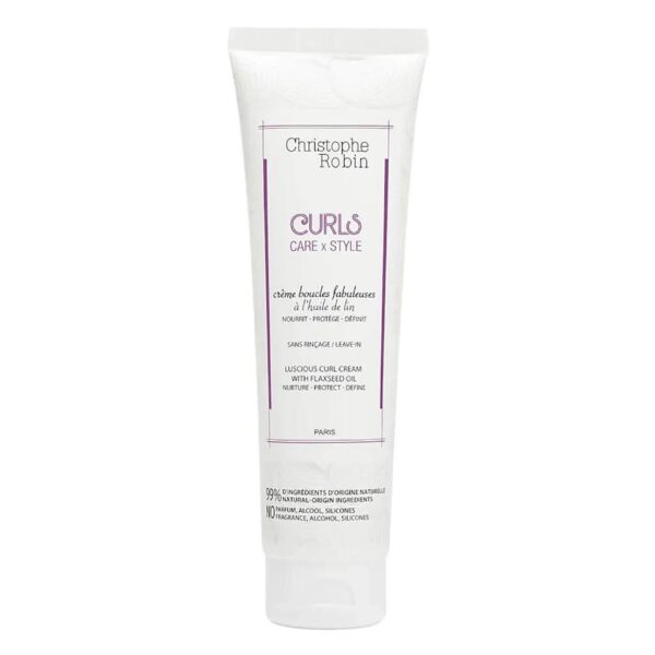 Christophe Robin: Luscious Curl Cream with Flaxseed Oil (150ml)